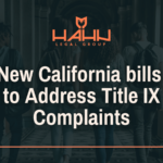 New California bills to Address Title IX Complaints